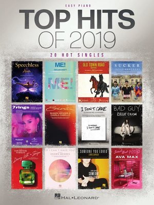cover image of Top Hits of 2019 Easy Piano Songbook